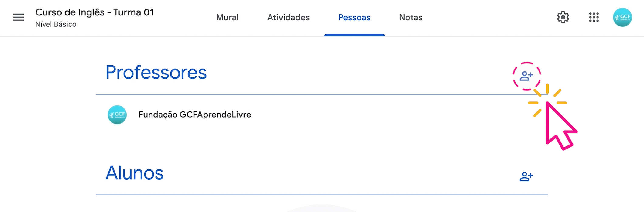 Como adicionar pessoas a sua turma do google sala de aula - imagem2